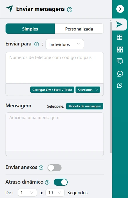 Zap Sender Dashboard